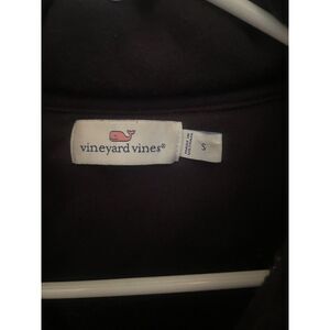 Vineyard Vines Small Dark Navy Blue Black Quarter Zip Sweatshirt. Size small.